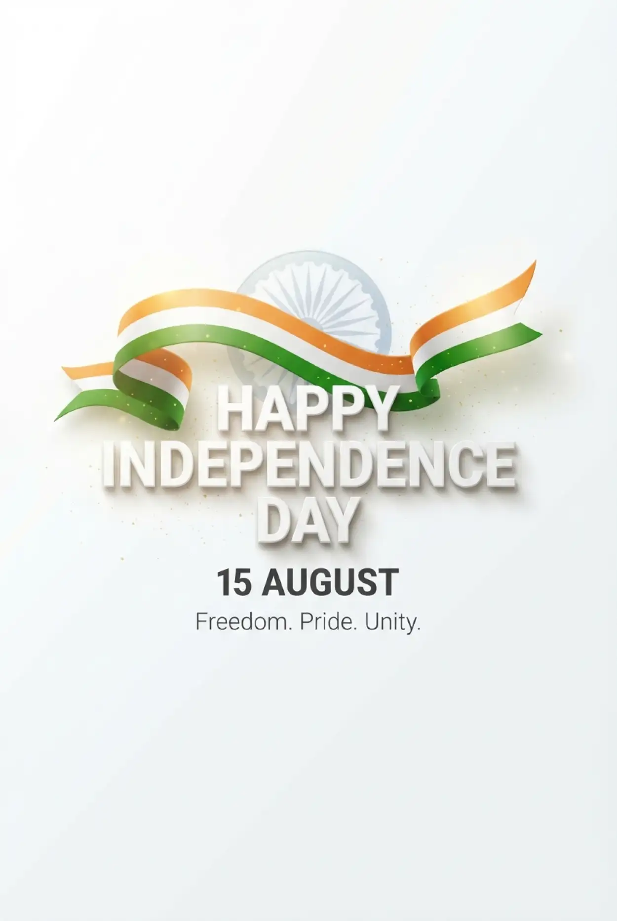 Free Download 15 August Independence Day Greeting 2026 - High Quality Indian Independence Day Wishes 2026 Image