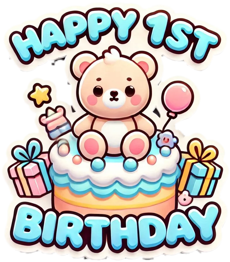 1st Birthday Cake Png Transparent Background - Royalty Free 1st Birthday Cake Png Image | Pngmagic Free Download 1st Birthday Cake Png Transparent Background - High Quality 1st Birthday Cake Png PNG Image