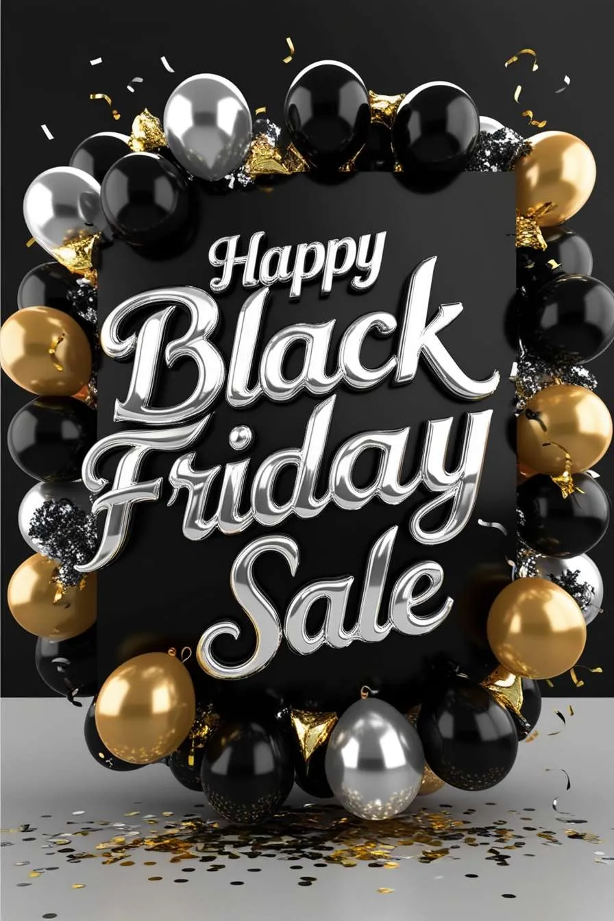 Free Download 3d Black Friday Sale Poster - High Quality Happy Black Friday Sale Background