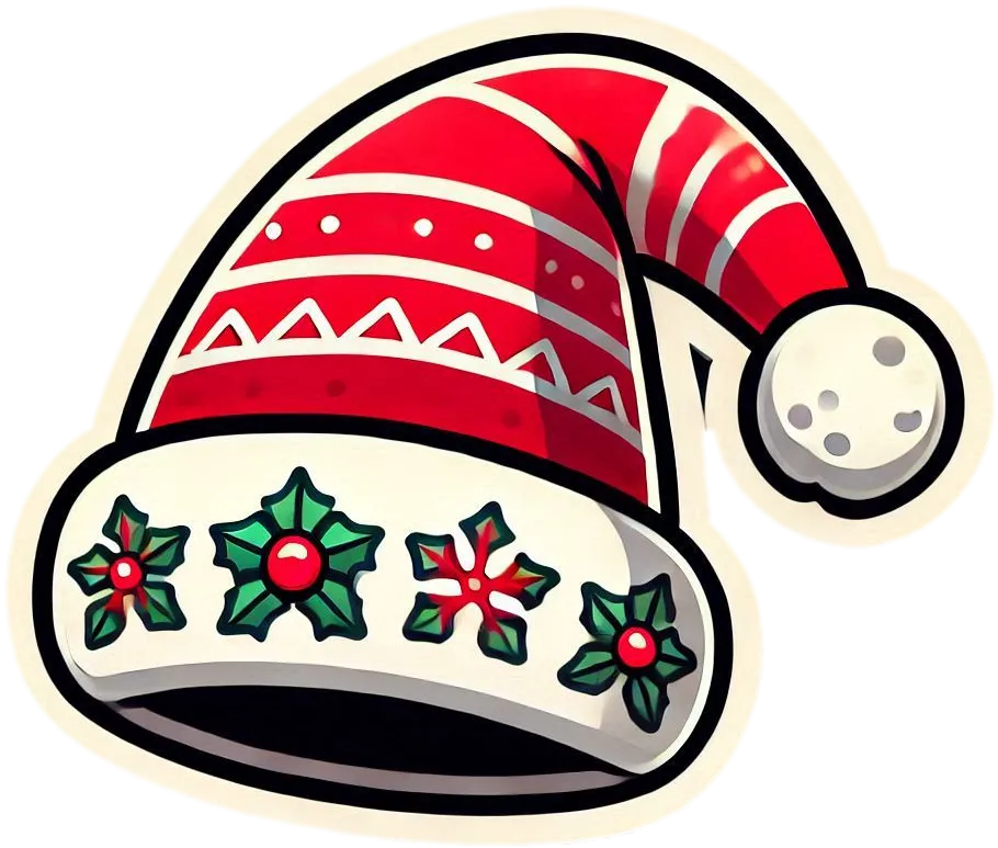 Free Download 3d Christmas Hat Png Images For Christmas Cards - High Quality Ristmas Hat Png PNG Image