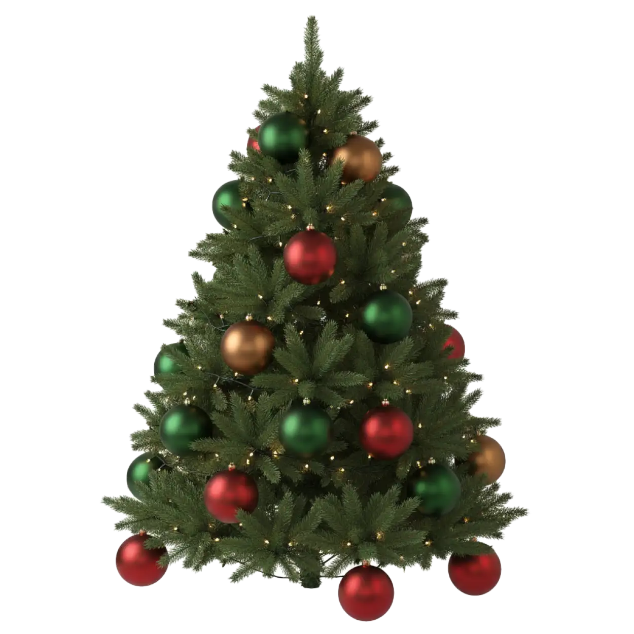Free Download 3D Christmas Tree PNG Transparent Background - High Quality Christmas Tree PNG Transparent PNG