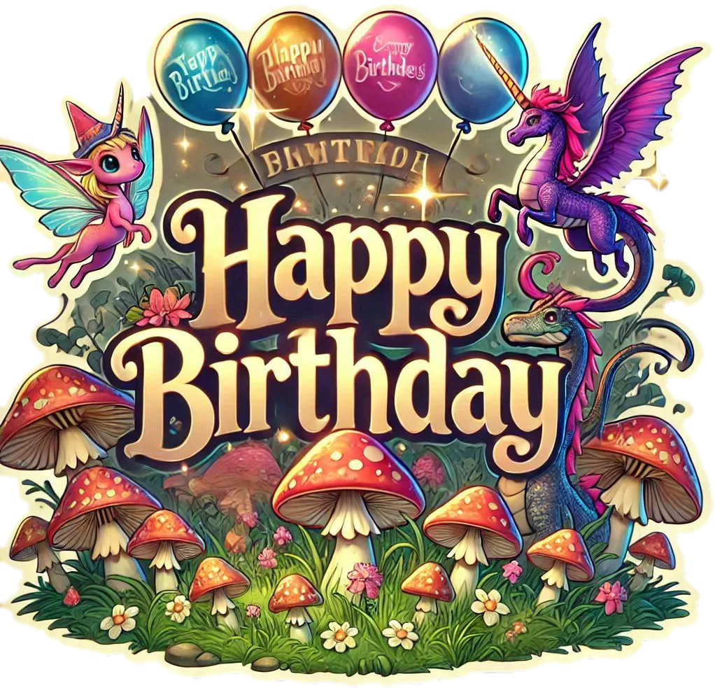 Free Download 3d Colorful Balloon Happy Birthday Text Designs - High Quality Happy Birthday PNG Image