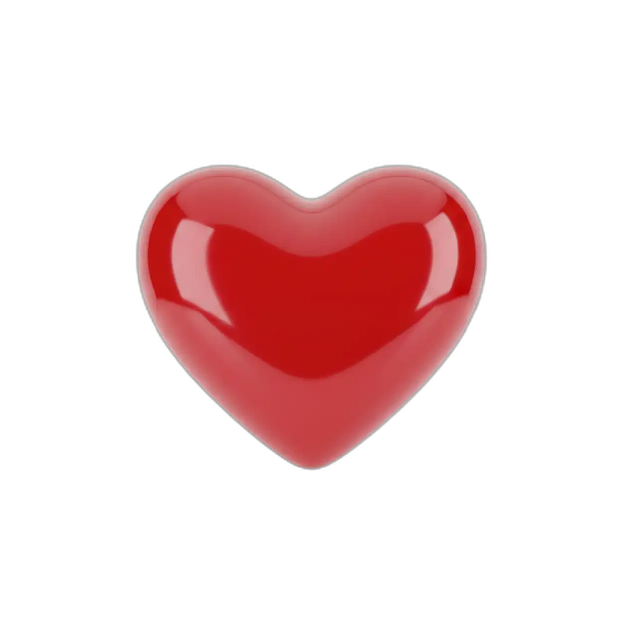 Free Download 3d Red Heart Png Transparent - High Quality Red Heart Png PNG Image