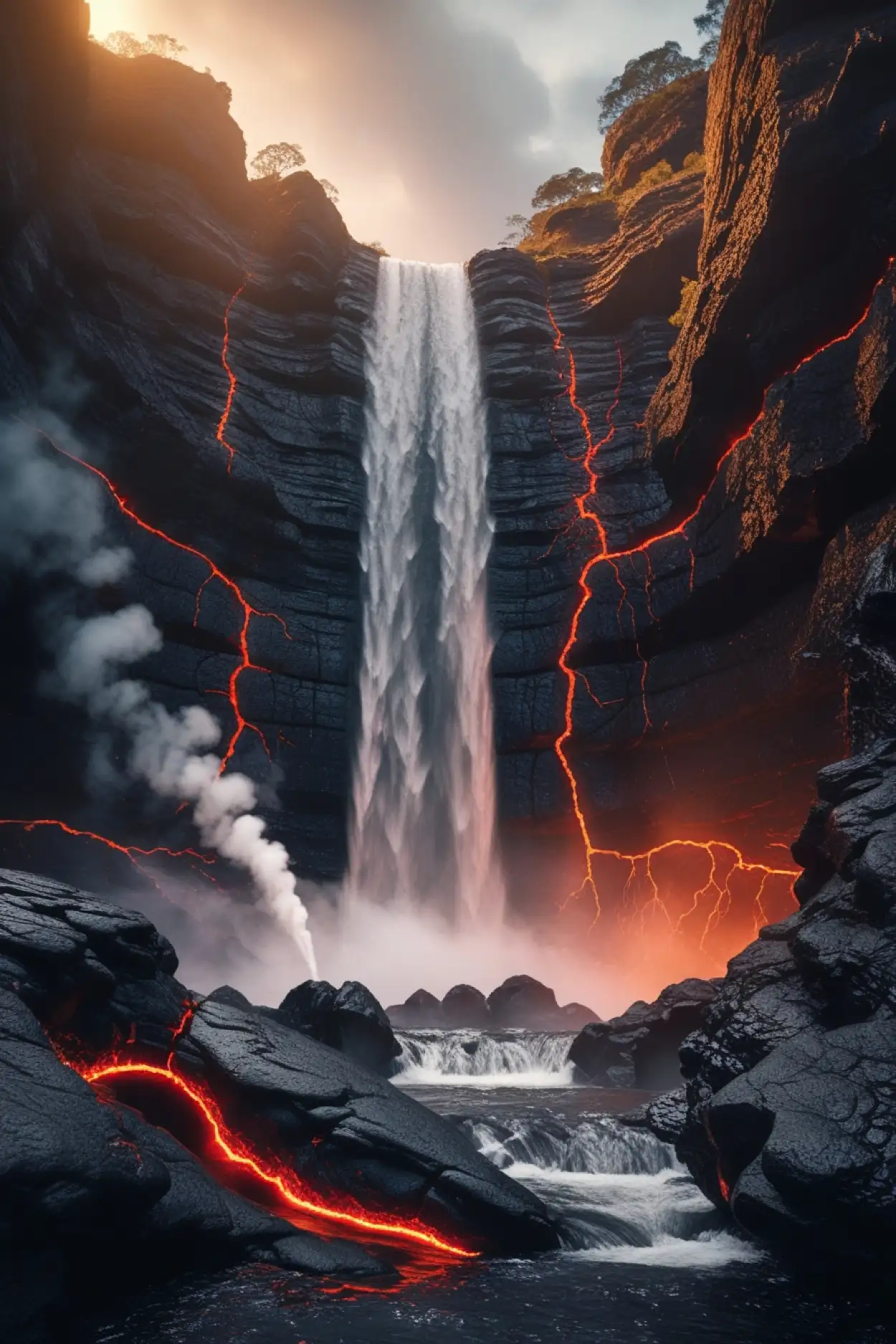 4K Waterfall Background For Mobile - Royalty Free Waterfall Background Image | Pngmagic Free Download 4K Waterfall Background For Mobile - High Quality Waterfall Background Background