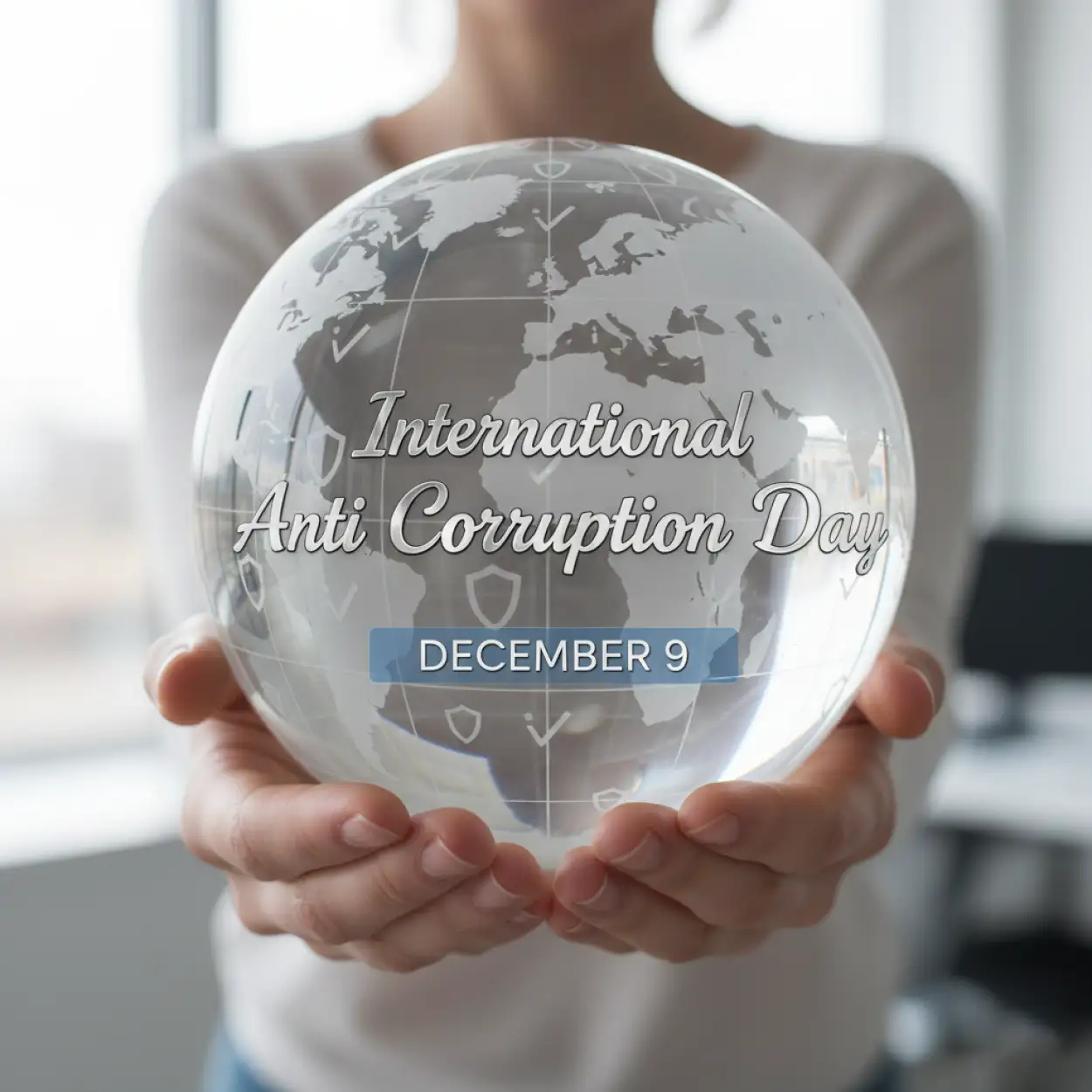 Free Download 9 December Anti Corruption Quote Poster PNG - High Quality International Anti Corruption Day Transparent PNG
