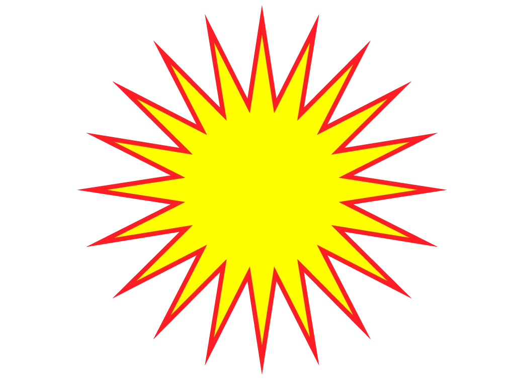 Red And Yellow Starburst Png - Royalty Free Starburst Image | Pngmagic Free Download Red And Yellow Starburst Png - High Quality Starburst PNG Image