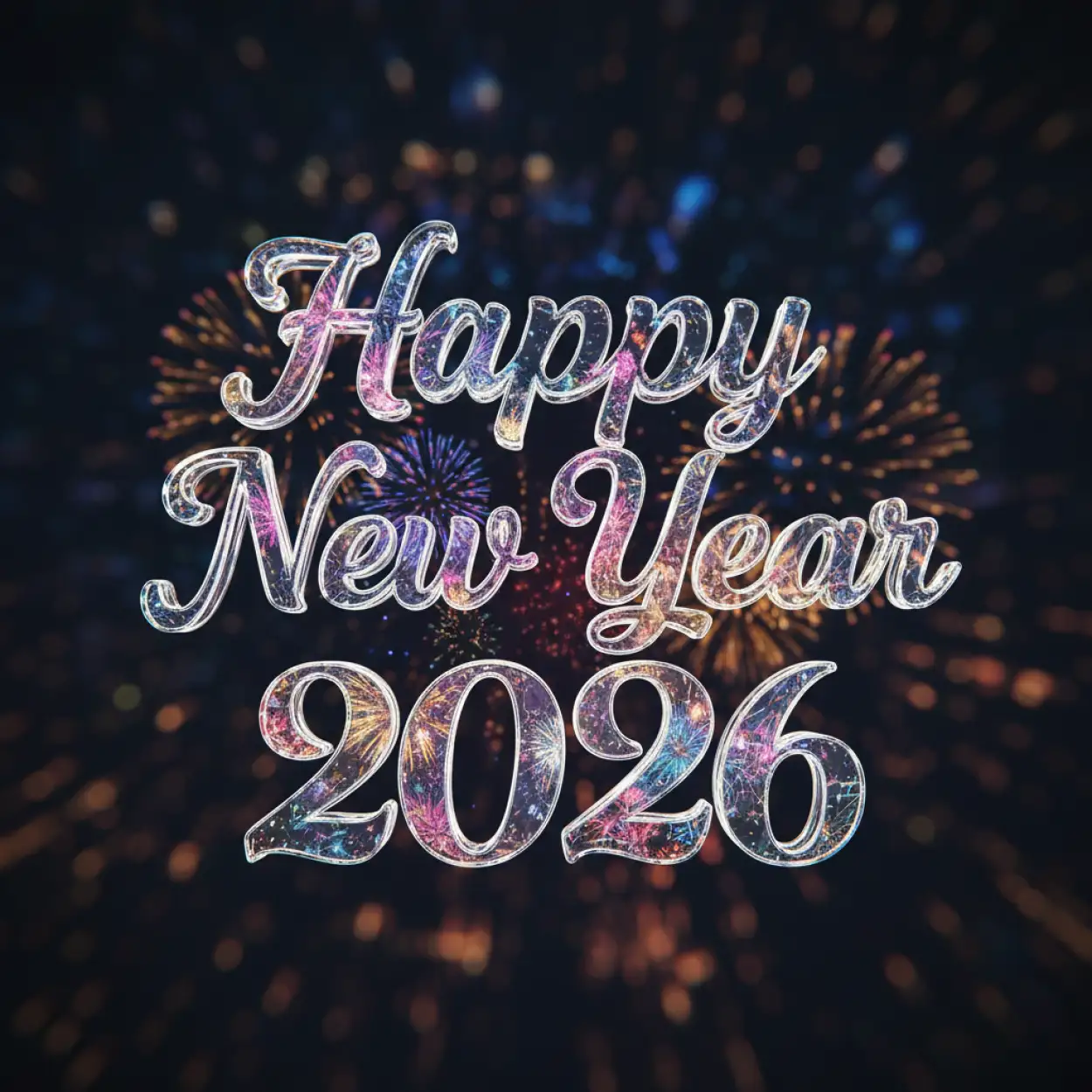 Free Download A4 New Year Greeting Card 2026 - High Quality New Year Greeting Card Background