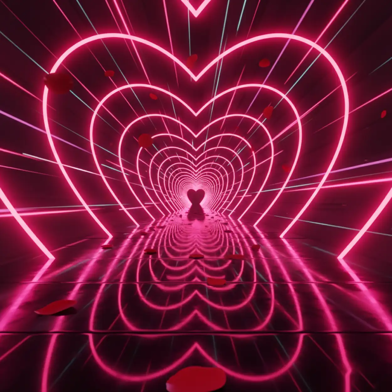 Free Download Abstract Happy Valentines Day Background Design - High Quality Happy Valentines Day Background Hd Background