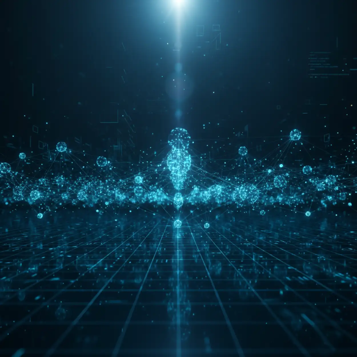 Free Download Abstract Technology Background Blue - High Quality Tech Background Background