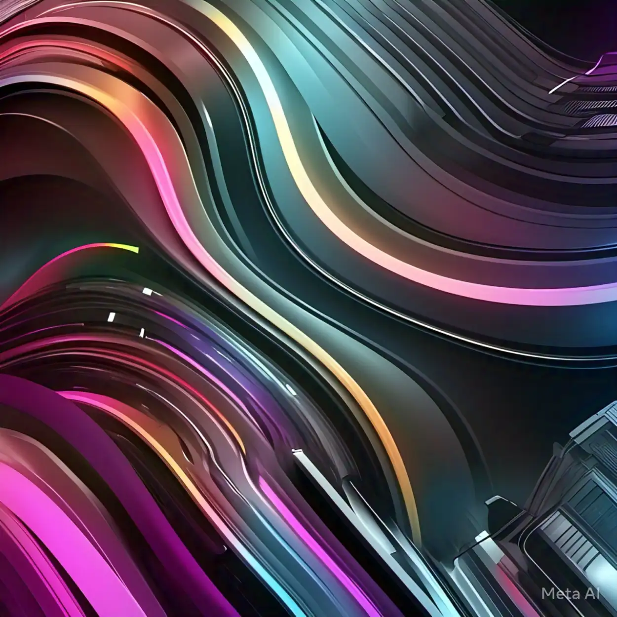 Free Download Abstract Wave Pattern Technology Background With Motion Blur - High Quality Technology Background Background