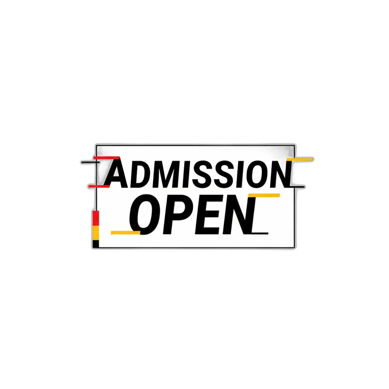 Free Download Admission Open Modern Png - High Quality Admission Open Png Transparent PNG