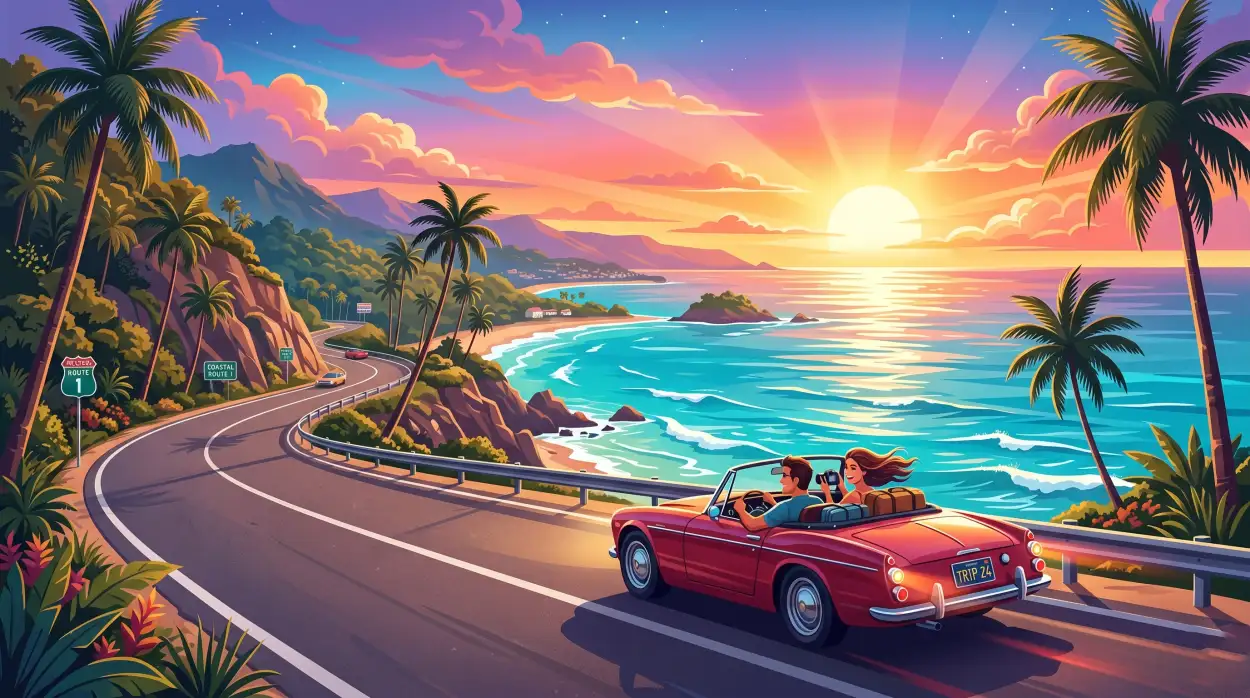 Free Download Aesthetic Summer Road Trip Wallpaper Hd - High Quality Summer Aesthetic Wallpaper Image