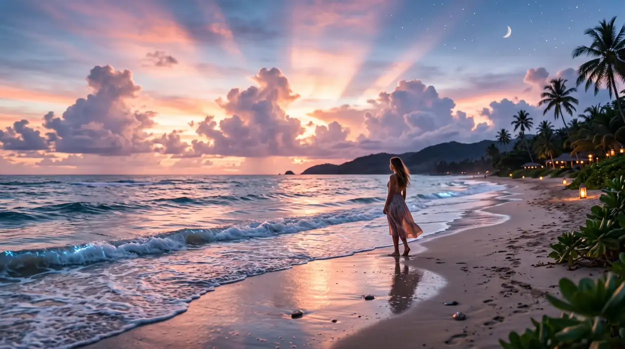 Free Download Aesthetic Summer Wallpaper With Artistic Sky View - High Quality Summer Aesthetic Wallpaper Image