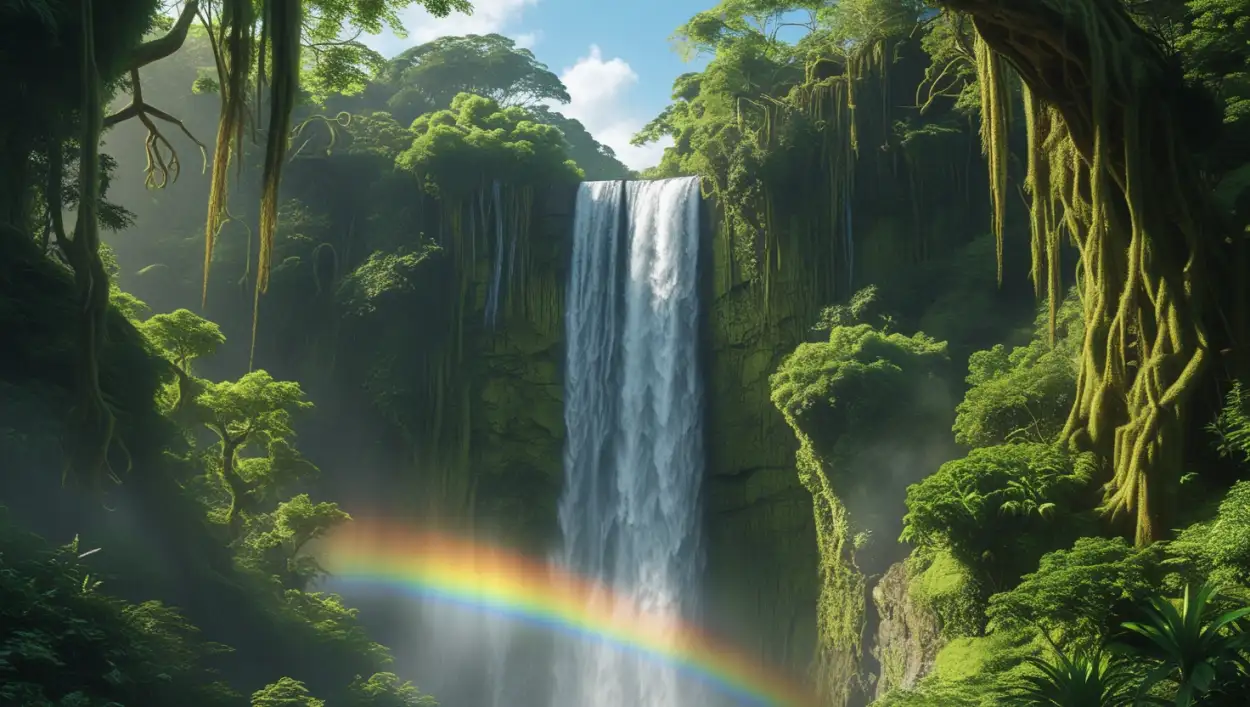 Free Download Aesthetic Waterfall Background For Art - High Quality Waterfall Background Background