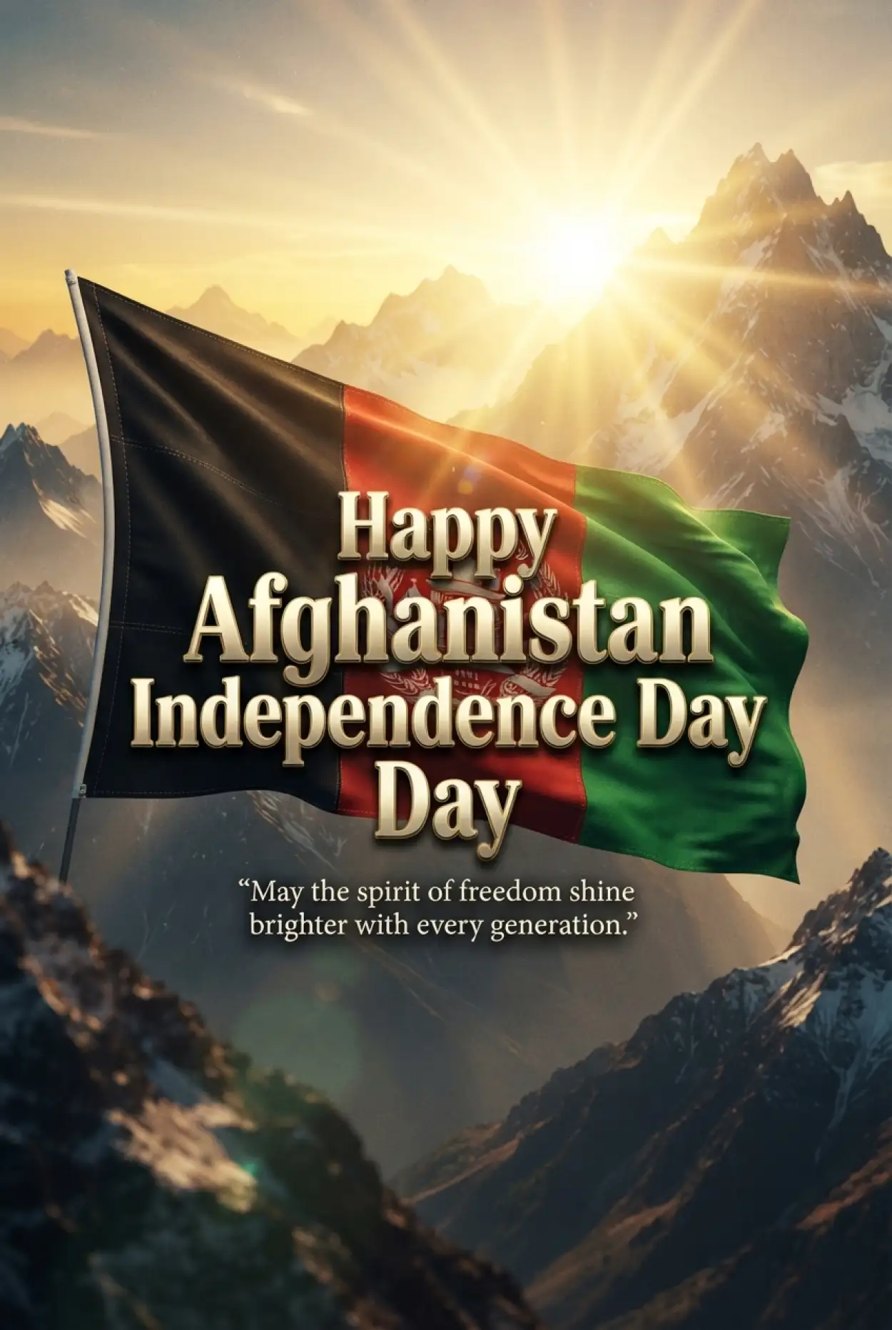 Free Download Afghan Independence Day 2026 Celebration Images - High Quality Afghan Independence Day 2026 Image