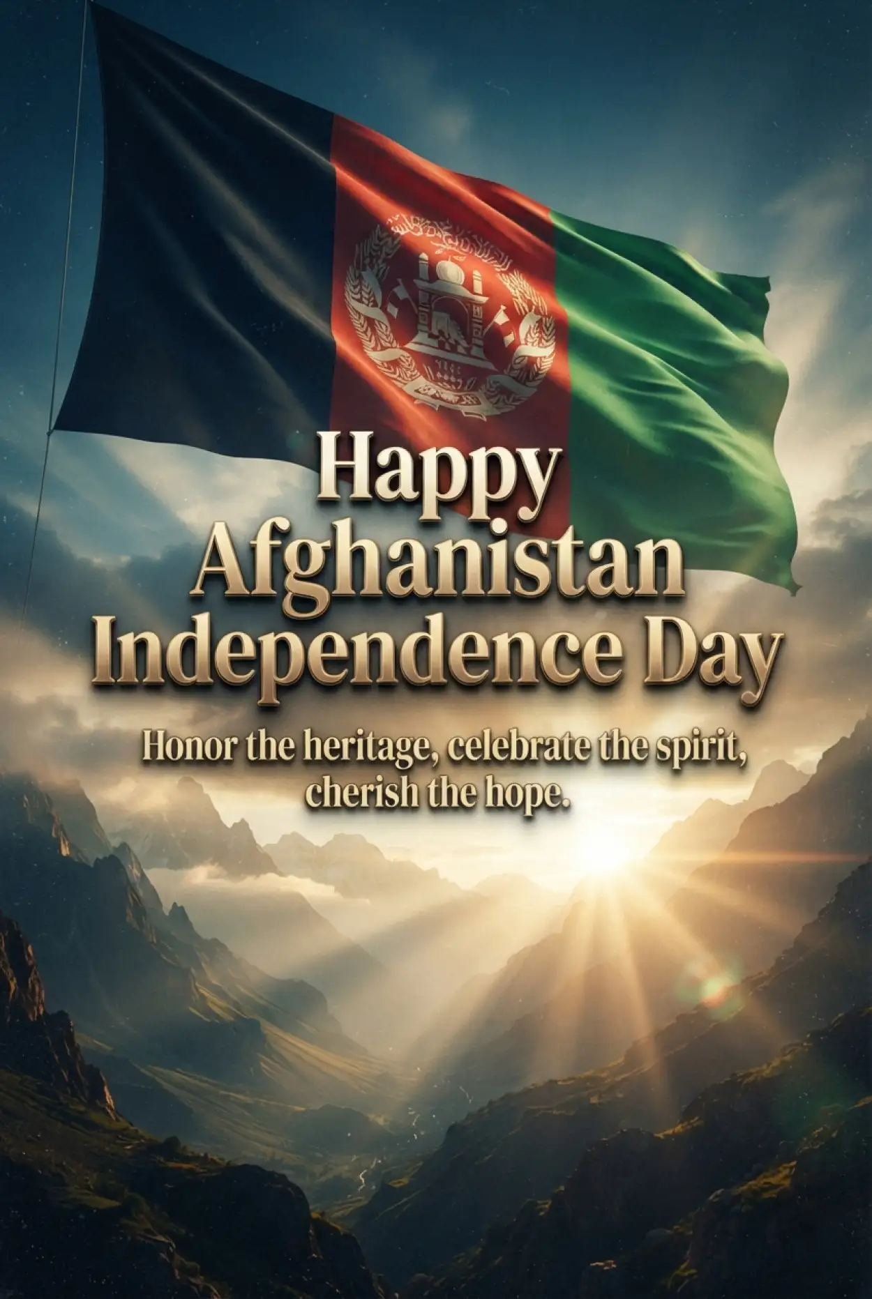 Free Download Afghan Independence Day 2026 Flag Wallpaper - High Quality Afghan Independence Day 2026 Image