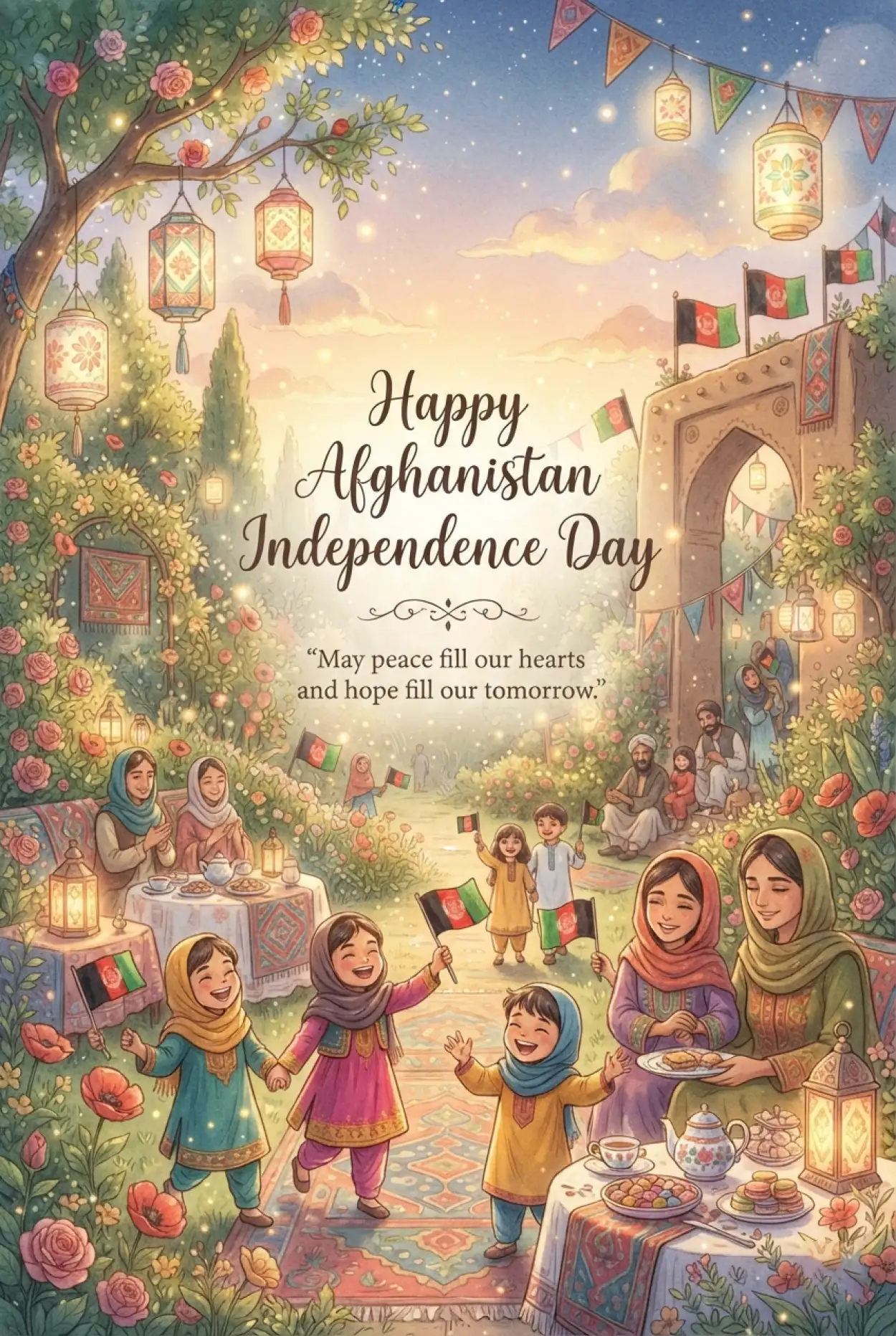 Free Download Afghan Independence Day 2026 Instagram Post - High Quality Afghan Independence Day 2026 Image