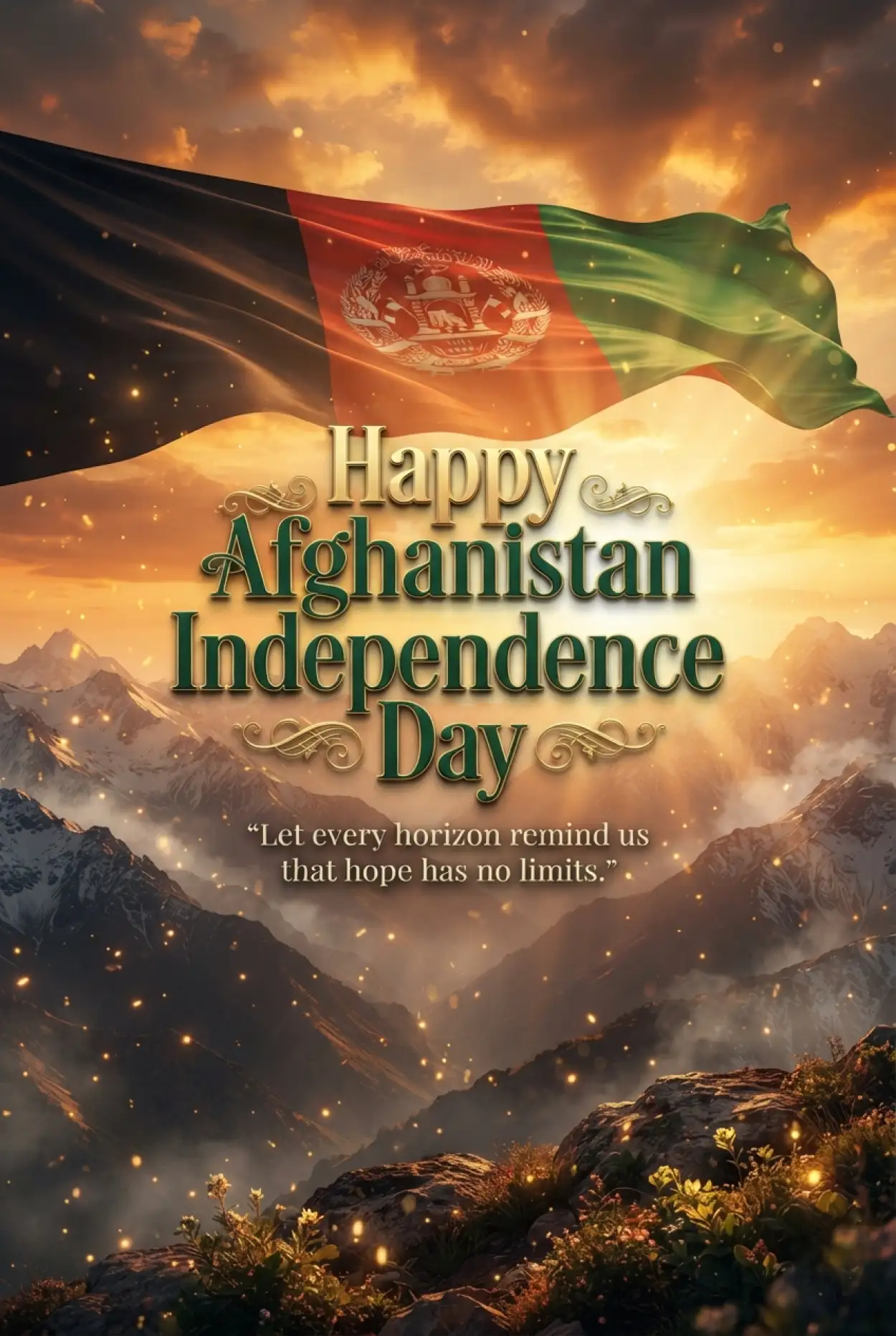 Free Download Afghanistan Independence Day 2026 Canva Poster Ideas - High Quality Afghan Independence Day 2026 Image