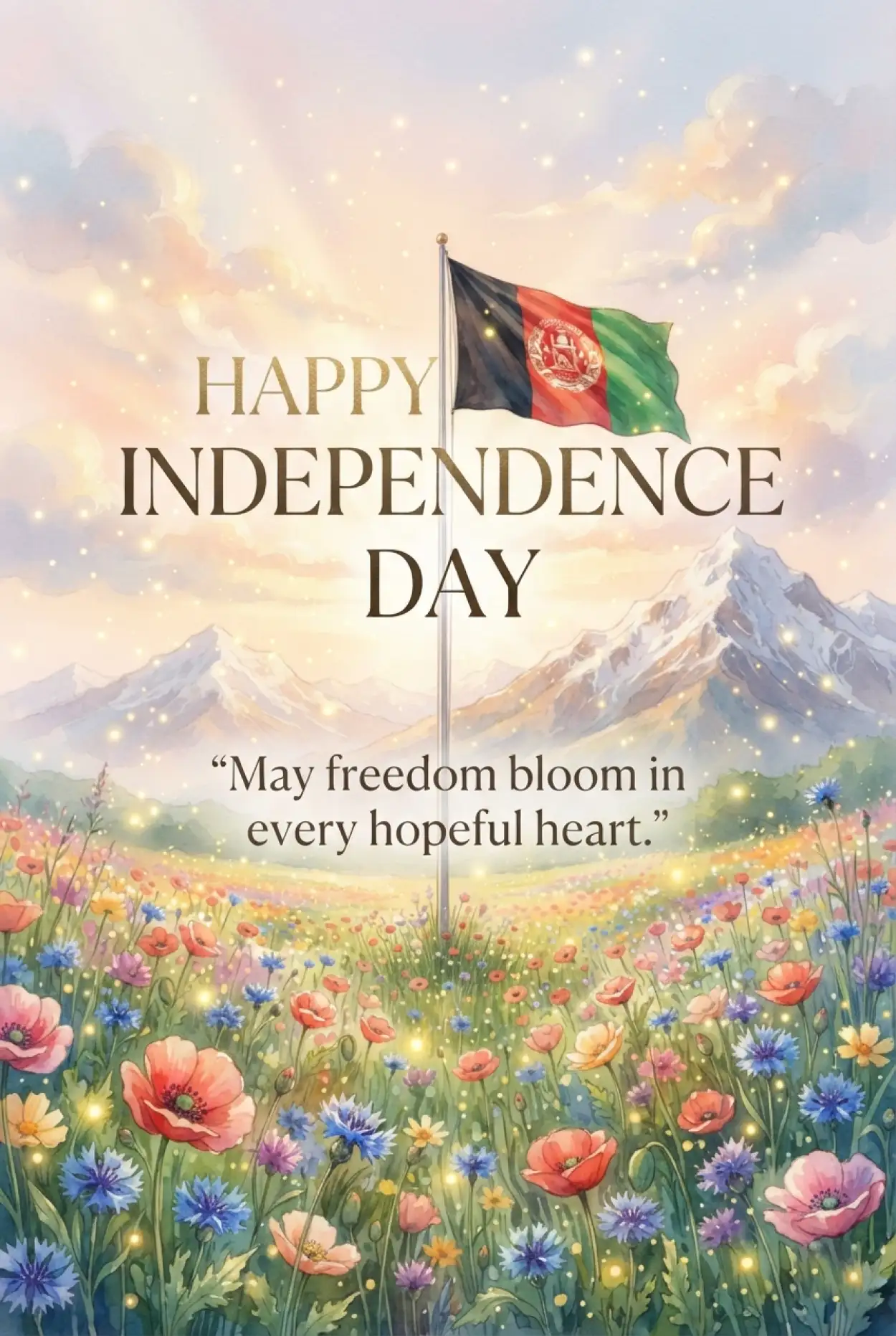 Free Download Afghanistan Independence Day 2026 Free Greeting Cards - High Quality Afghan Independence Day 2026 Image