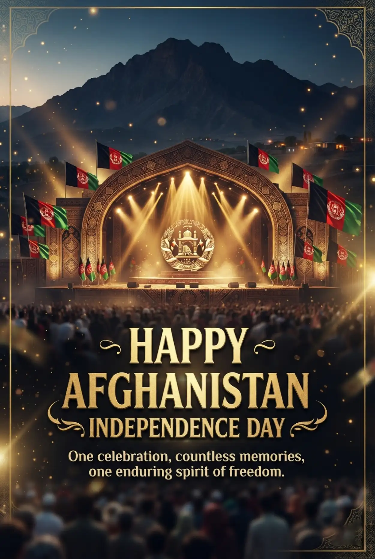 Free Download Afghanistan Independence Day 2026 Social Media Templates - High Quality Afghan Independence Day 2026 Image