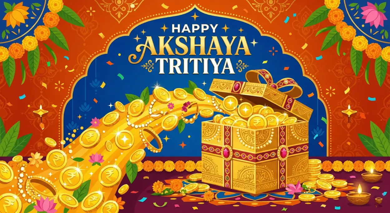 Free Download Akshaya Tritiya Discount Banner Png - High Quality Happy Akshaya Tritiya 2026 Transparent PNG