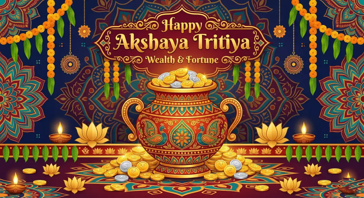 Free Download Akshaya Tritiya Festive Offer Template - High Quality Happy Akshaya Tritiya 2026 Image