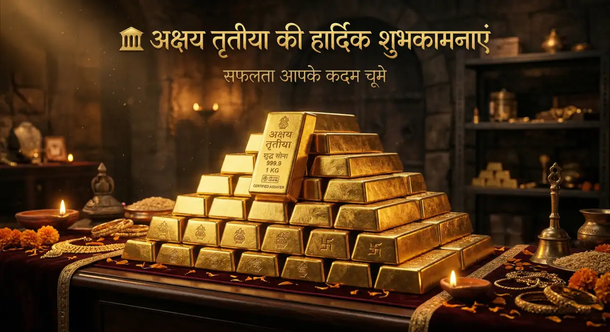 Free Download Akshaya Tritiya Gold Marketing Poster - High Quality Happy Akshaya Tritiya 2026 Image