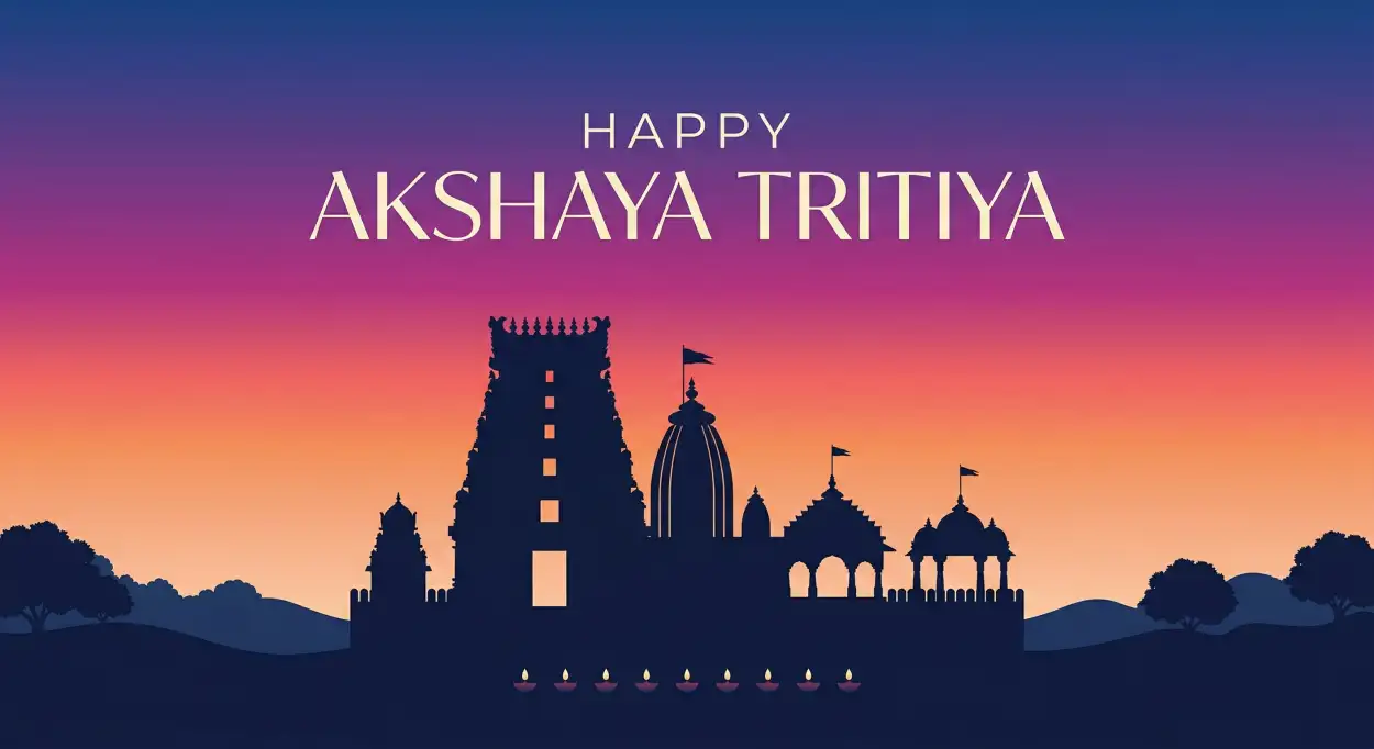 Free Download Akshaya Tritiya Minimalist Design Png - High Quality Happy Akshaya Tritiya 2026 Transparent PNG