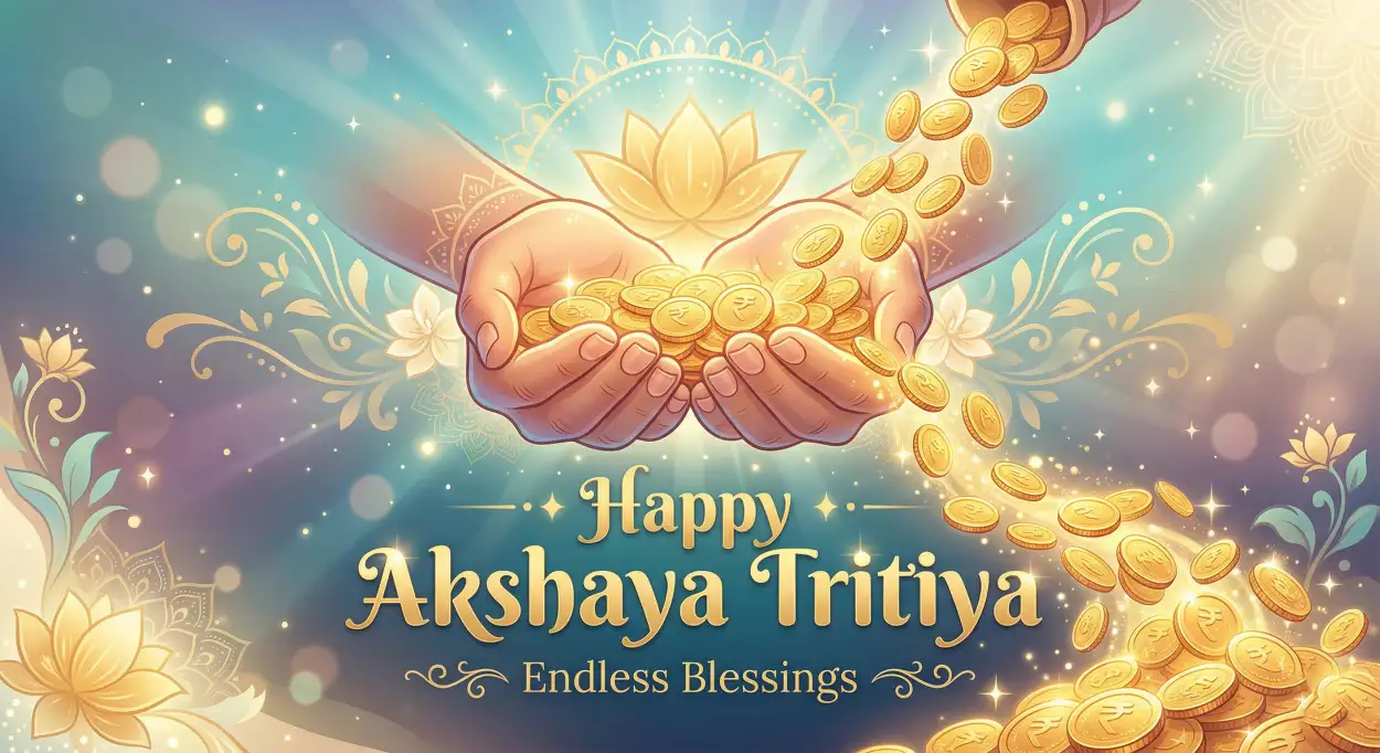 Free Download Akshaya Tritiya Png Transparent Background Free Download - High Quality Happy Akshaya Tritiya 2026 Transparent PNG