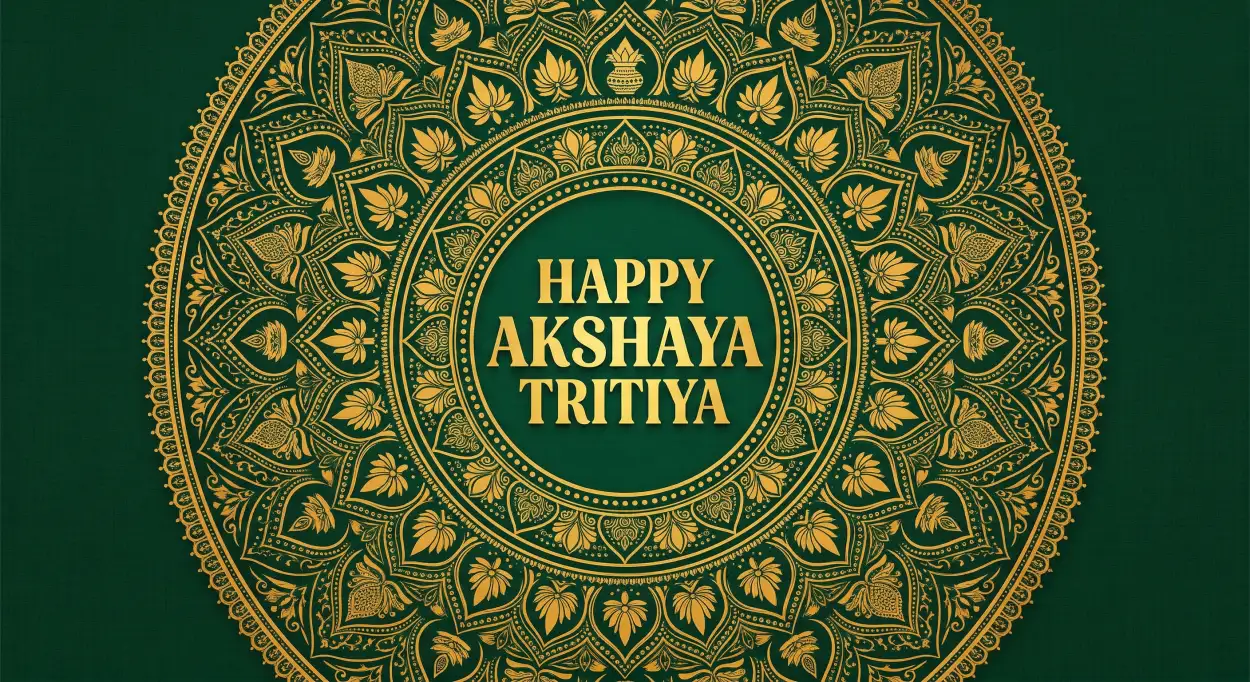 Free Download Akshaya Tritiya Typography Png - High Quality Happy Akshaya Tritiya 2026 Transparent PNG