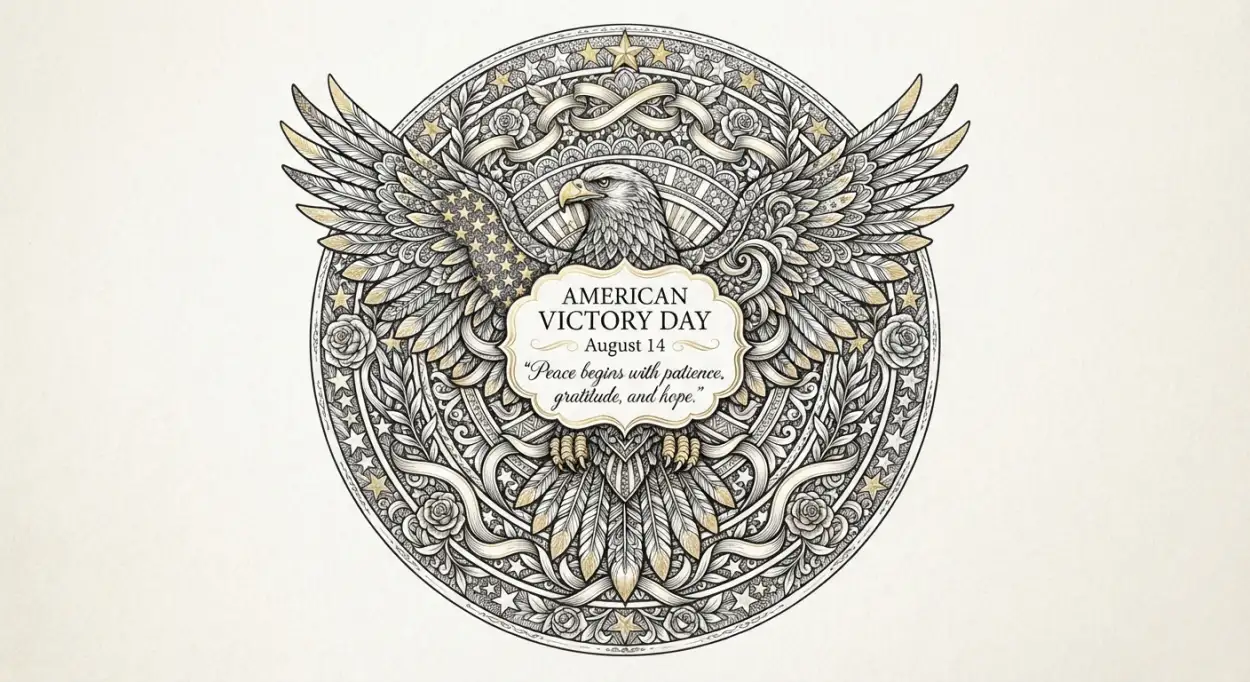 Free Download American Victory Day Coloring Pages - High Quality American Victory Day 2026 Image