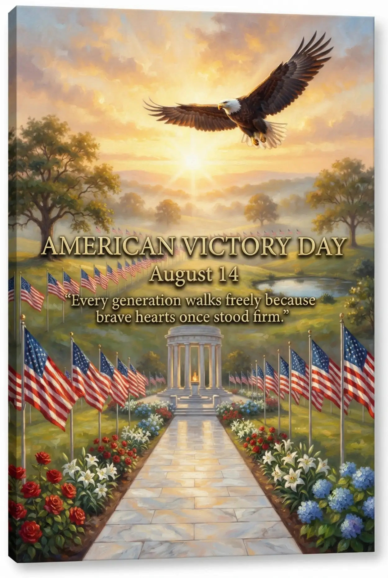 Free Download American Victory Day Digital Art - High Quality American Victory Day 2026 Image