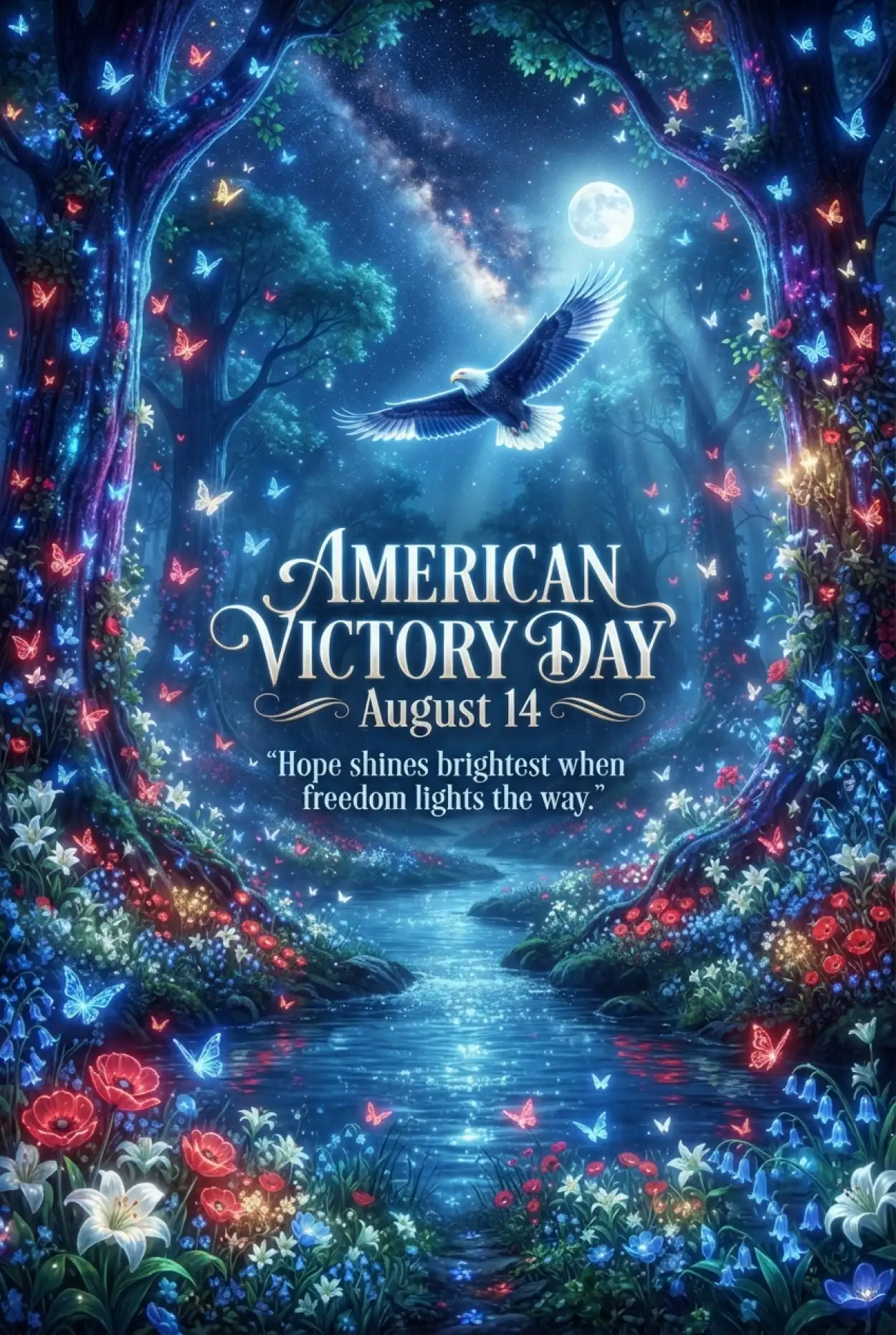 Free Download American Victory Day Festive Design - High Quality American Victory Day 2026 Image