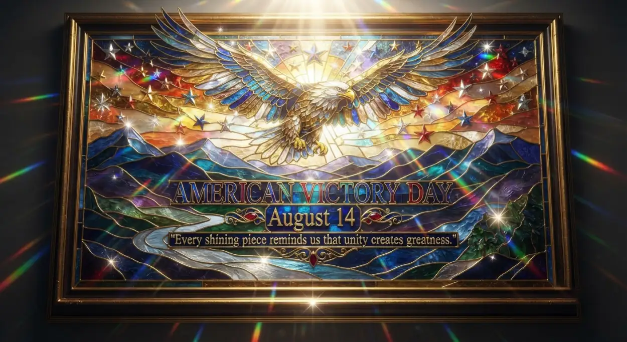 Free Download American Victory Day Hero Banner - High Quality American Victory Day 2026 Image