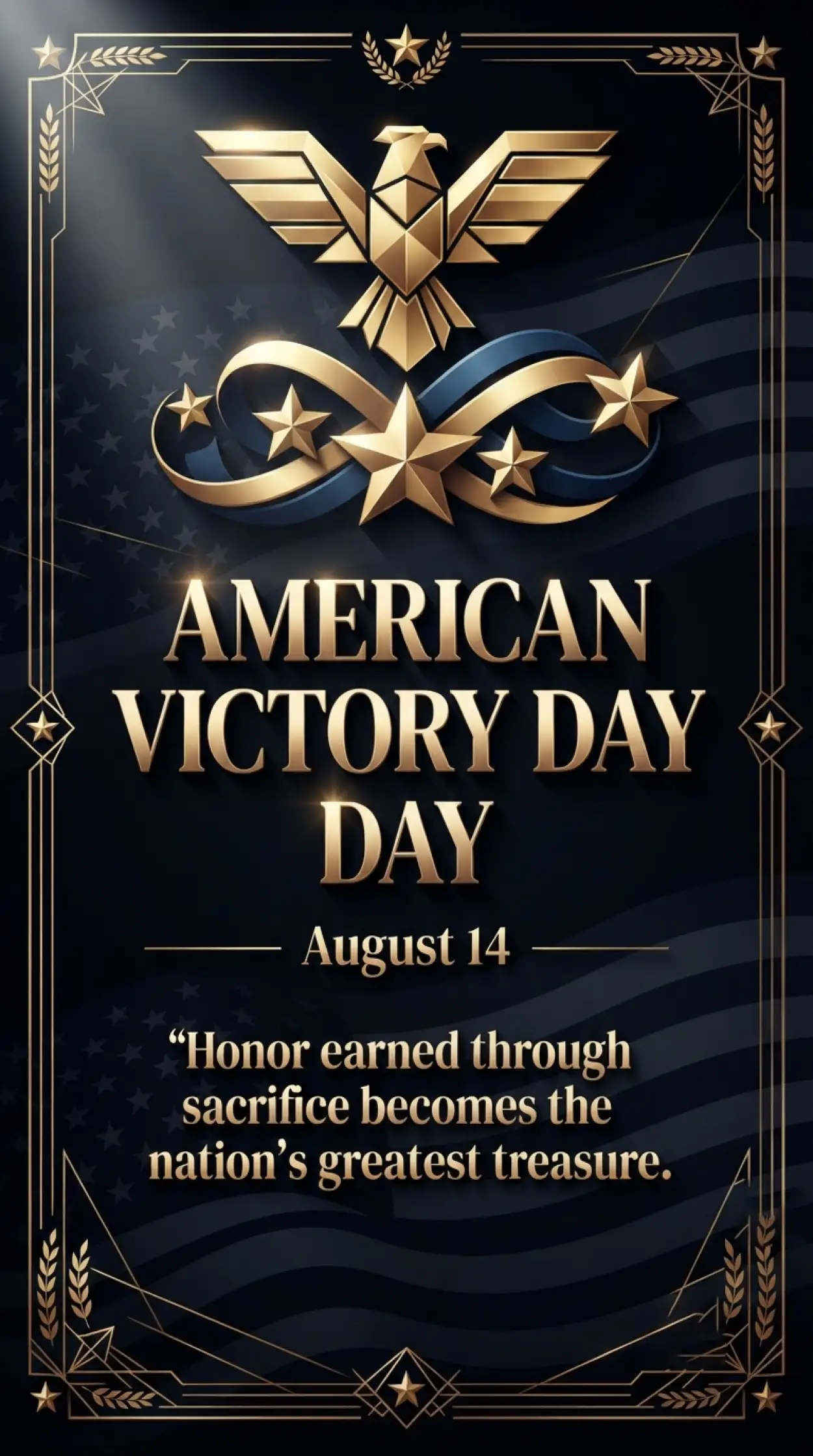Free Download American Victory Day Military Honor - High Quality American Victory Day 2026 Image