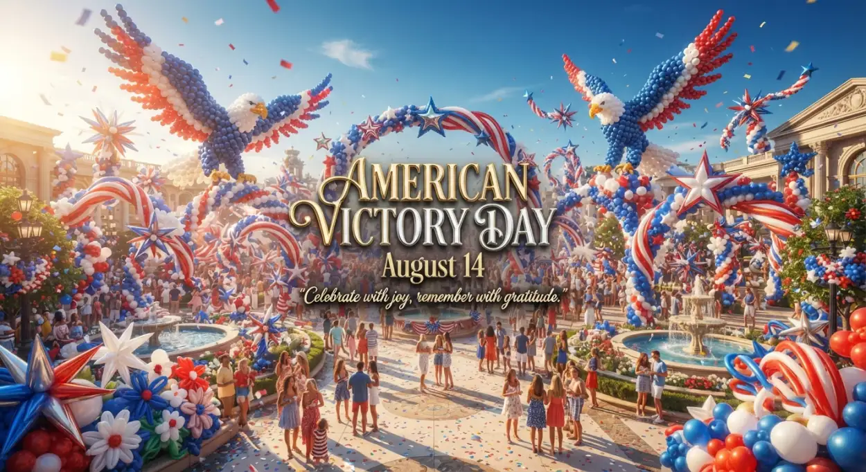 Free Download American Victory Day Patriotic Celebration - High Quality American Victory Day 2026 Image