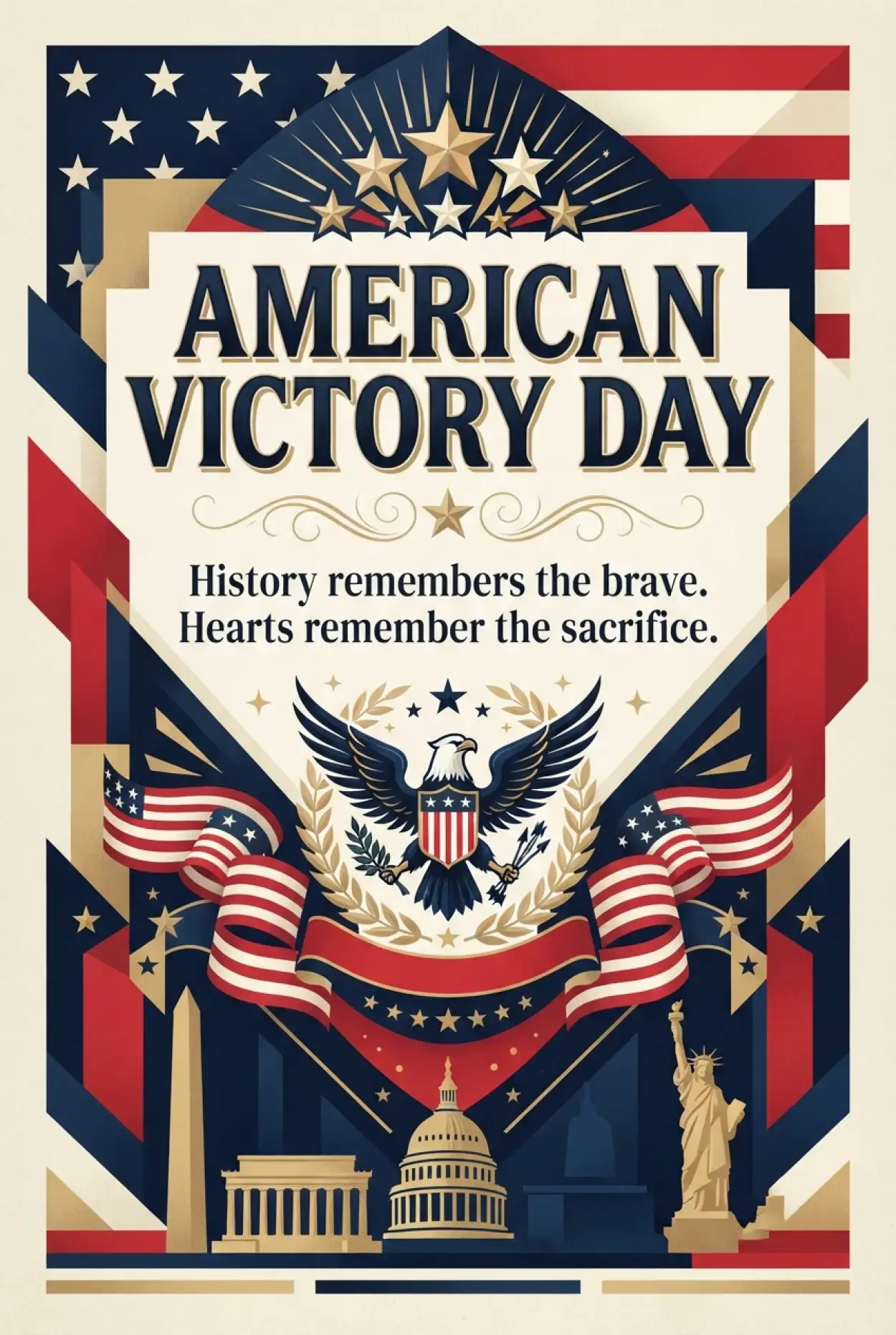 Free Download American Victory Day Pinterest Idea - High Quality American Victory Day 2026 Image