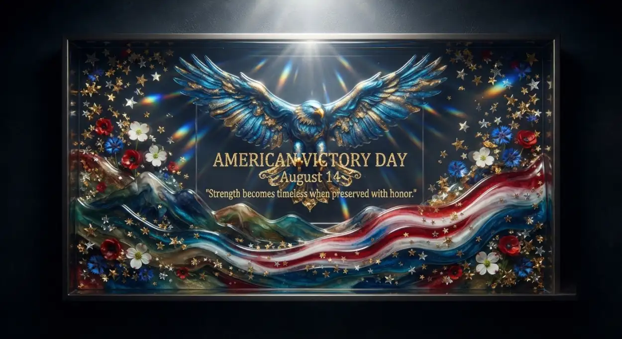 Free Download American Victory Day Tribute Banner - High Quality American Victory Day 2026 Image