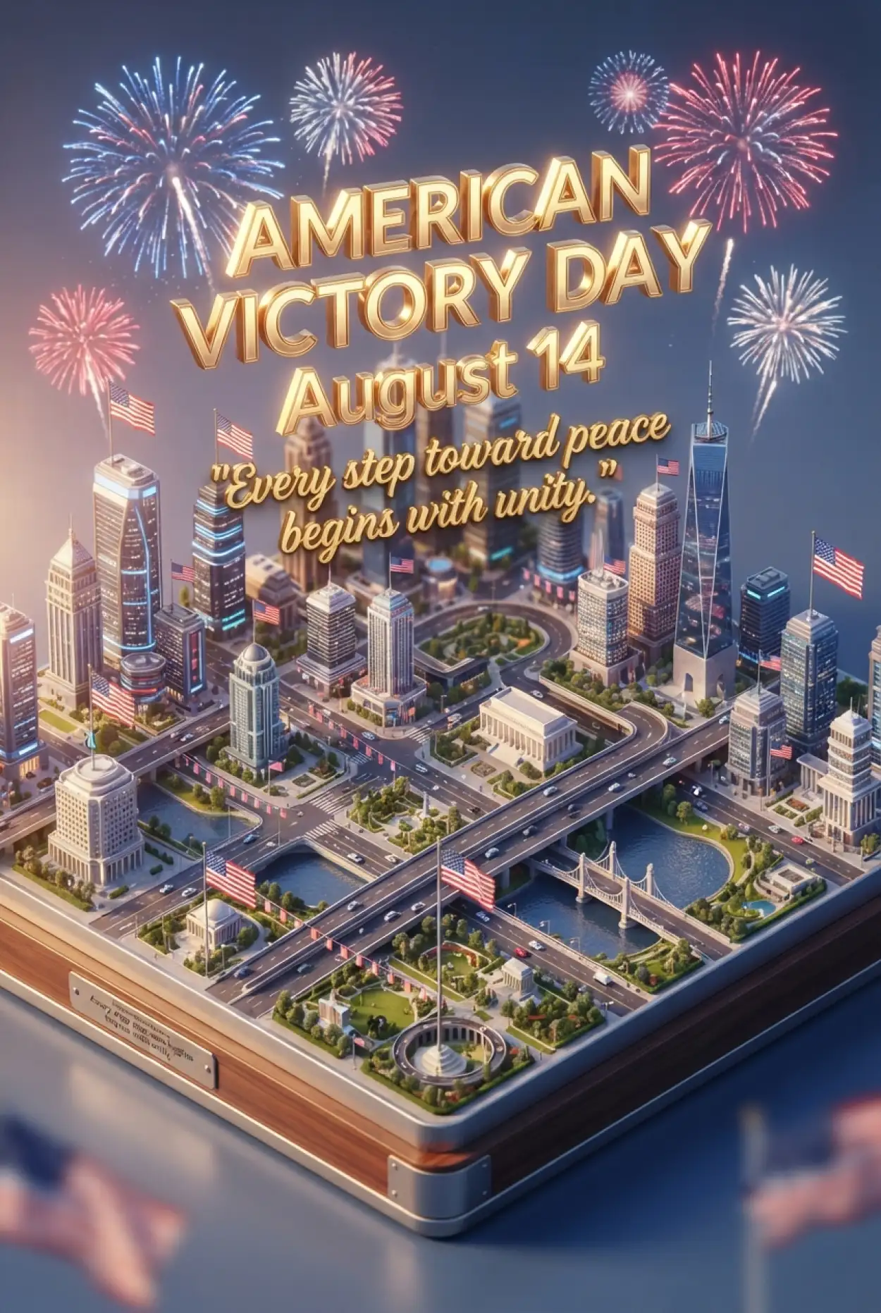 Free Download American Victory Day Tribute - High Quality American Victory Day 2026 Image