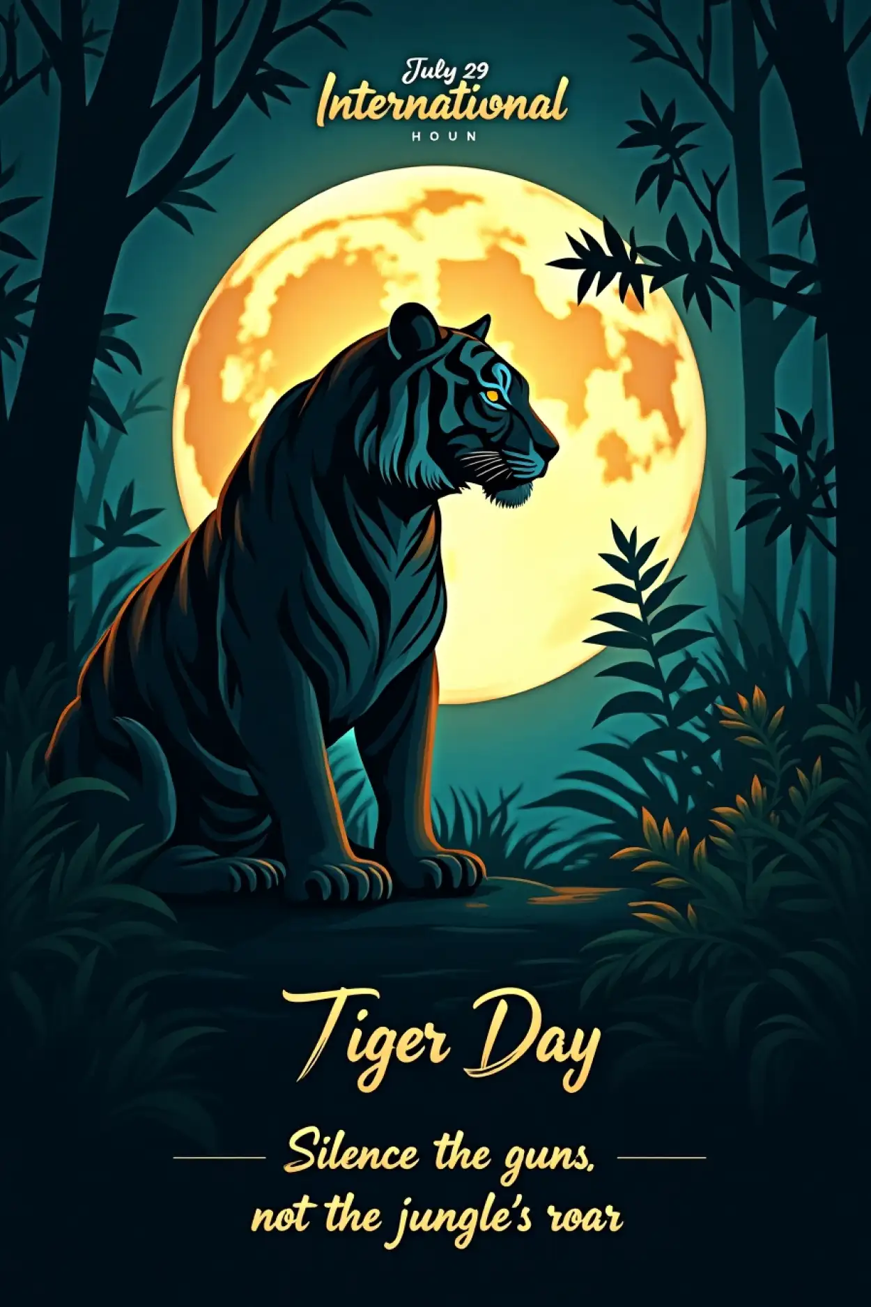 Free Download Animated International Tiger Day Gif Image - High Quality International Tiger Day Background