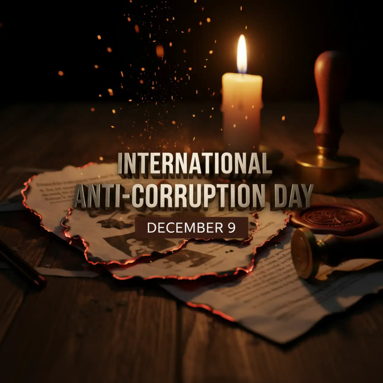 Free Download Anti Corruption Awareness Banner Template Free - High Quality International Anti Corruption Day Background