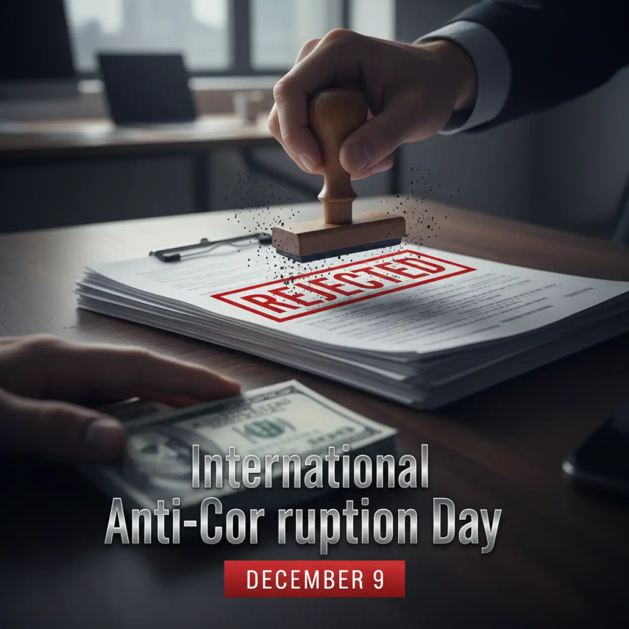 Free Download Anti Corruption PNG For Office Notice Board - High Quality International Anti Corruption Day PNG Image
