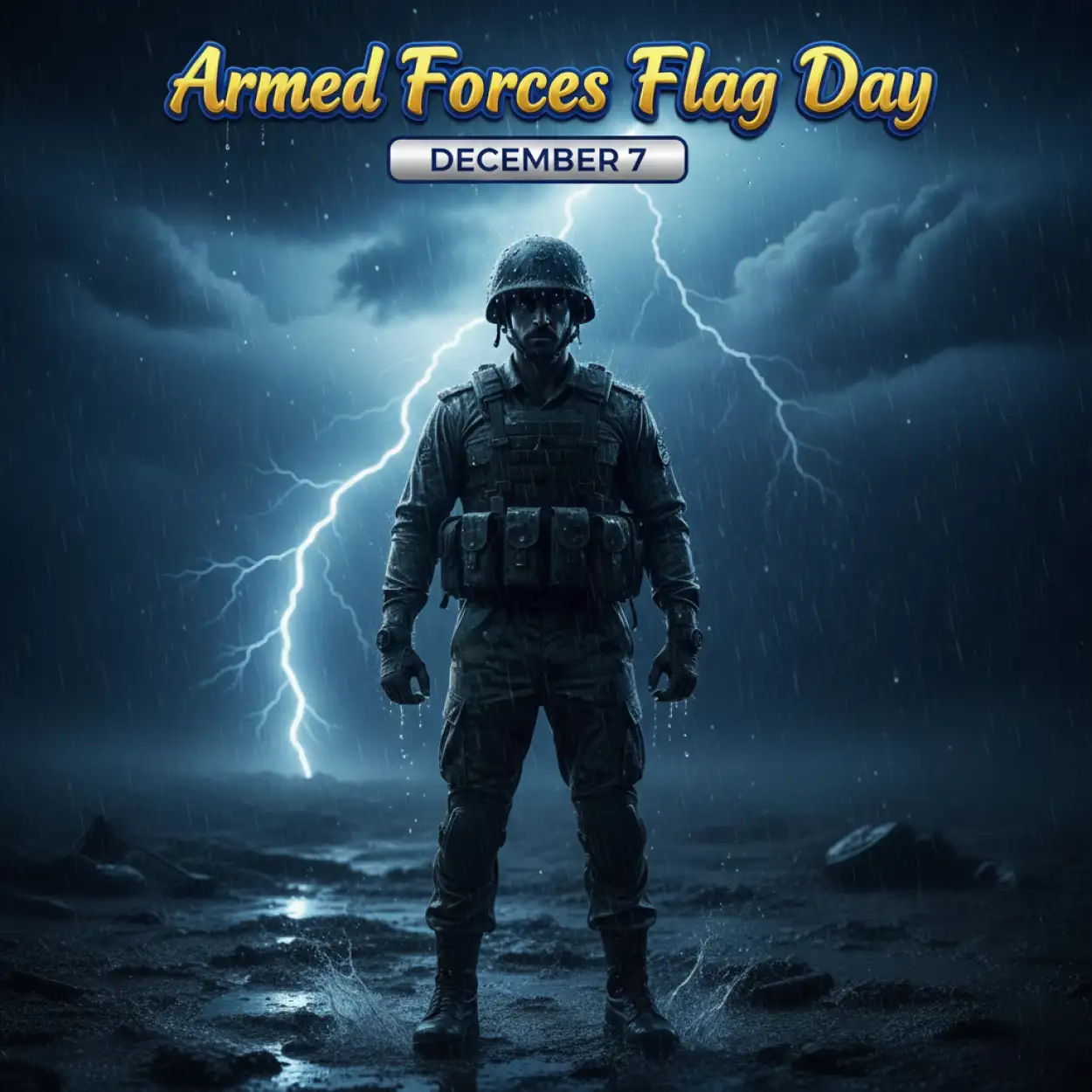 Free Download Armed Forces Flag Day Instagram Post Design - High Quality Armed Forces Flag Day Image