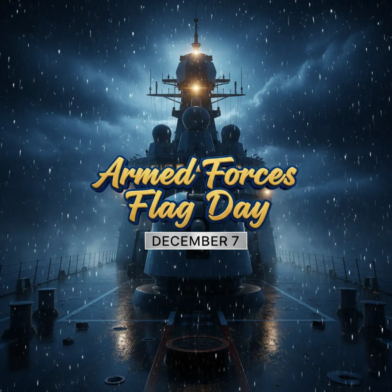 Free Download Armed Forces Flag Day Patriotic Banner Design - High Quality Armed Forces Flag Day Image