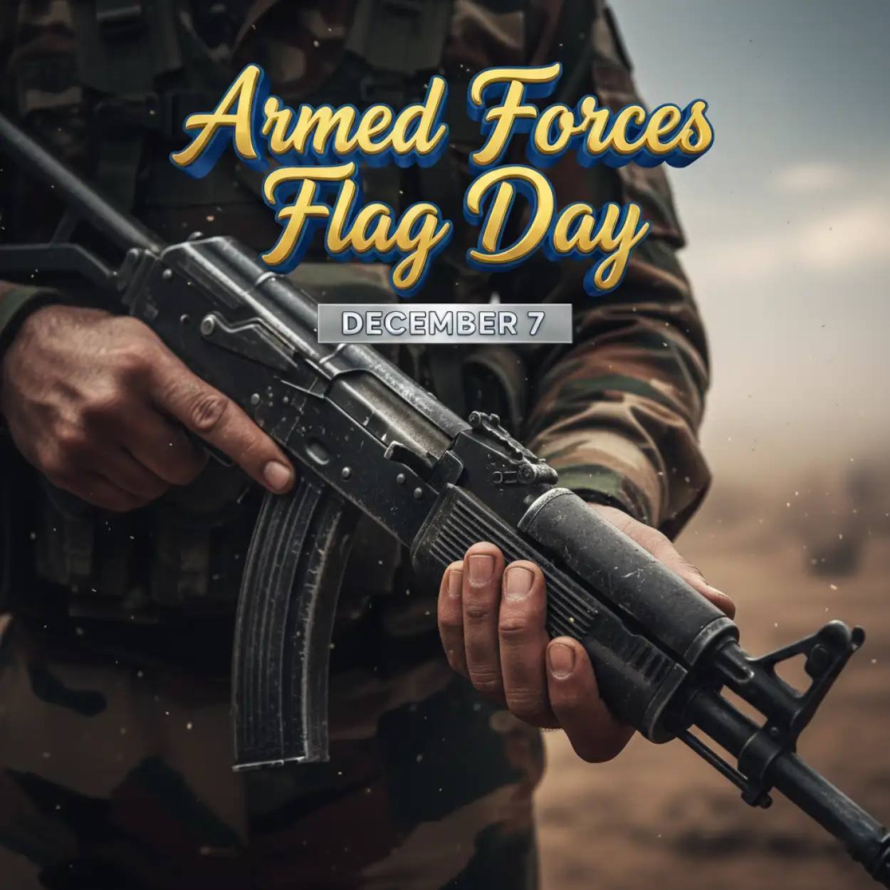Free Download Armed Forces Flag Day Social Media Banner Hd - High Quality Armed Forces Flag Day Image