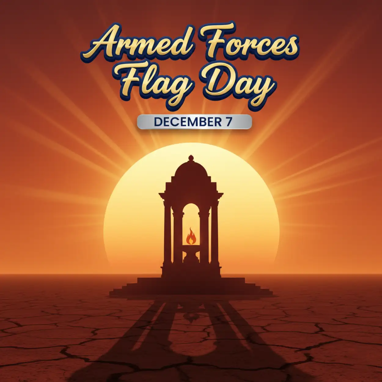 Free Download Armed Forces Flag Day Youtube Thumbnail Design - High Quality Armed Forces Flag Day Background