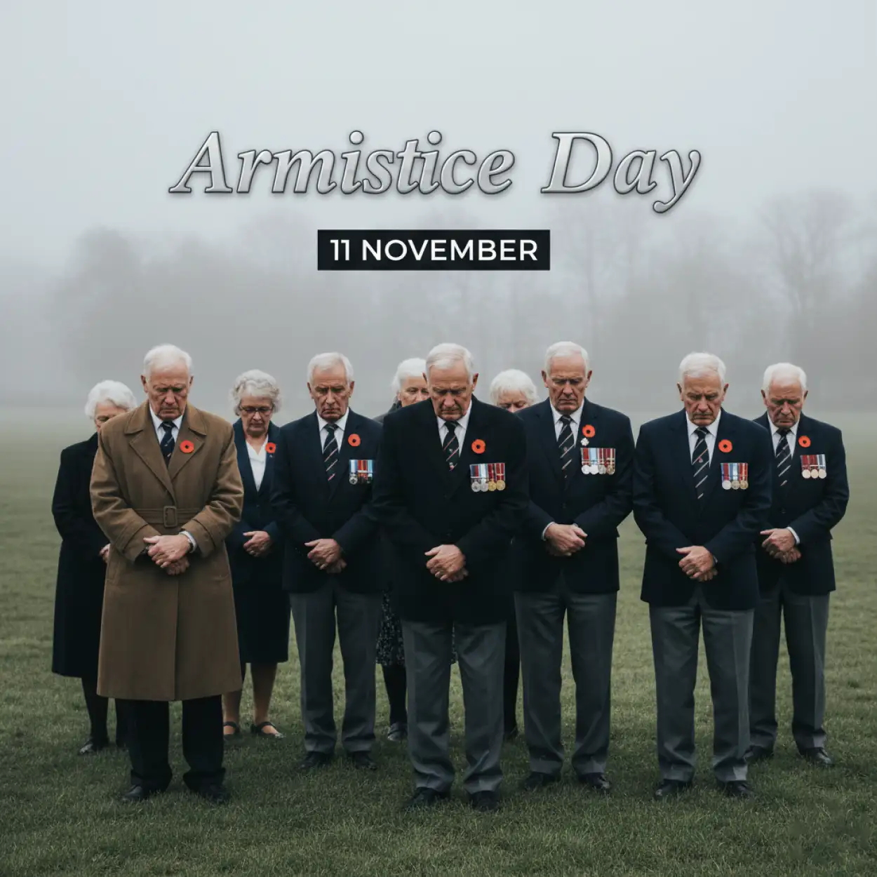 Free Download Armistice Day 2025 Hd Images With Red Poppy Flowers And British Flag - High Quality Armistice Day Image