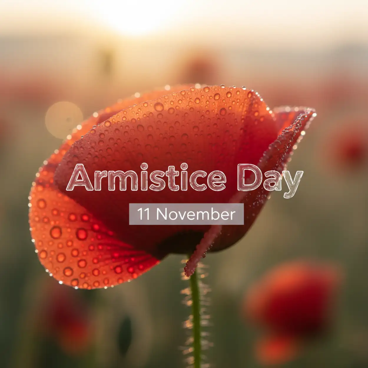 Free Download Armistice Day Banner For Social Media Posts - High Quality Armistice Day Background