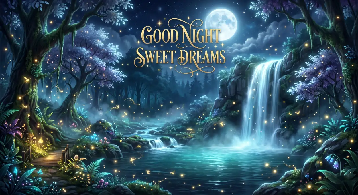 Free Download Artistic Good Night Sweet Dreams Wallpaper - High Quality Good Night Sweet Dreams Image