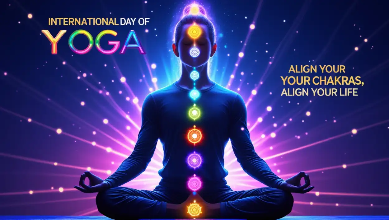 Free Download Artistic Meditation Visuals For Yoga Day 2025 - High Quality International Day Of Yoga 2025 Background
